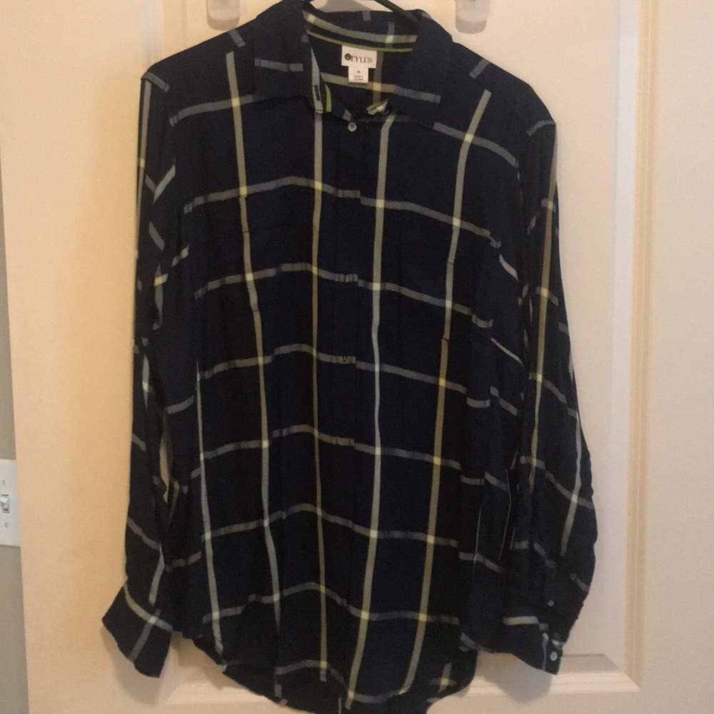 Navy flannel. New with tags